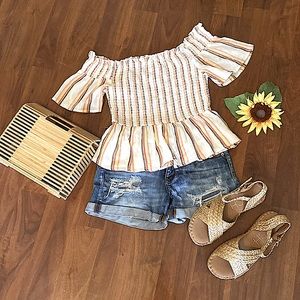 Smocked Top by Harper